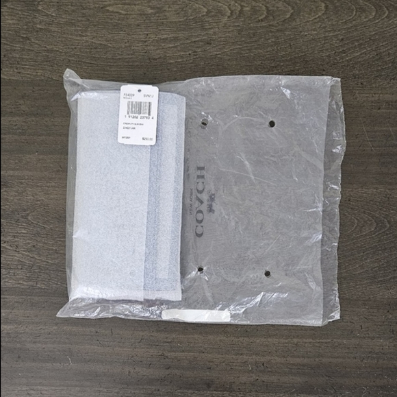 NEW Coach Slim Envelope Wallet Blue - Picture 13 of 14